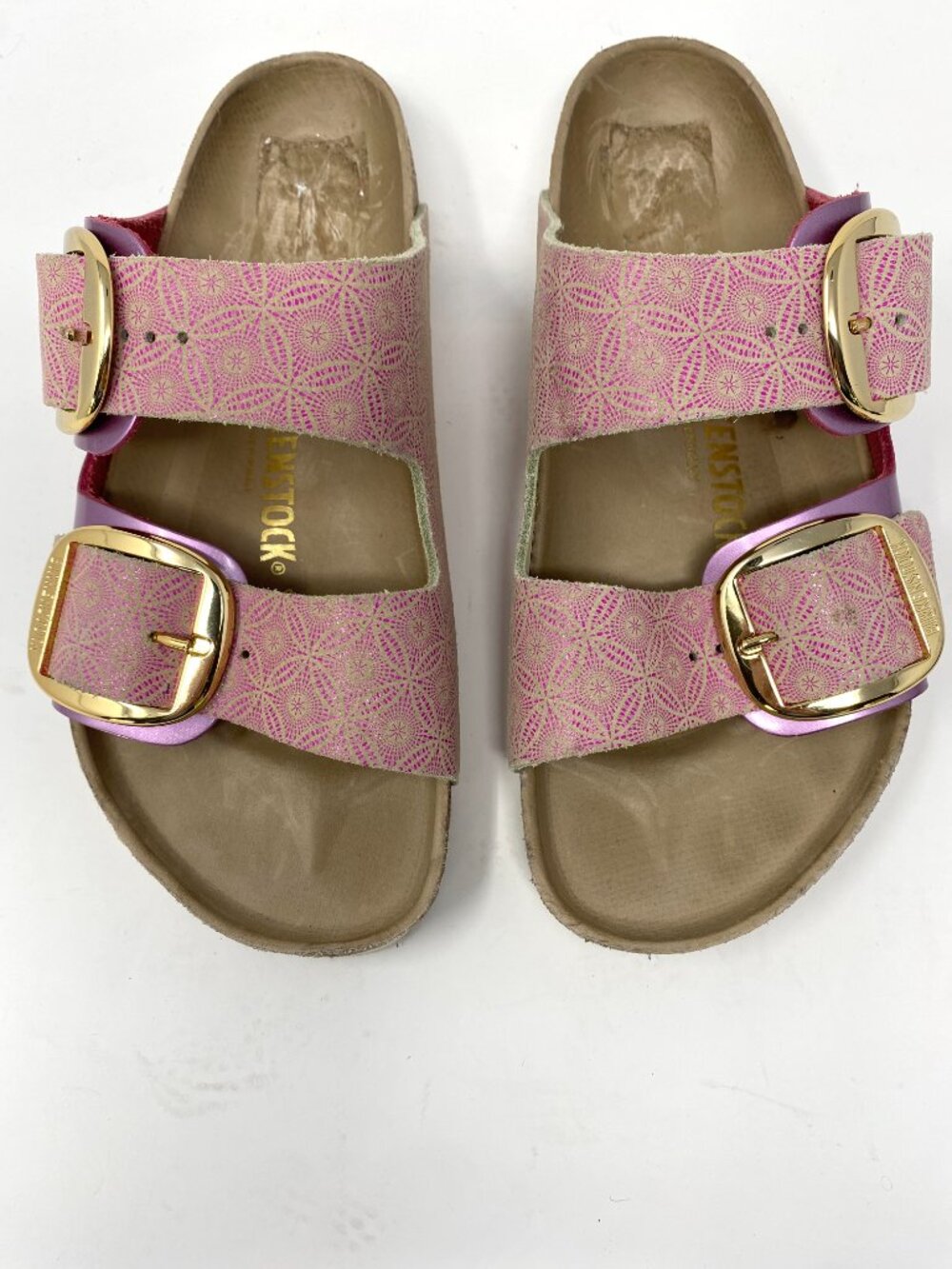 Birkenstock Arizona Big Buckle Sandals in Ceramic Rose 41 - Picture 12 of 13